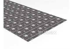 DIMERGRAF 30, 2mm, 1500x1500mm, 200bar, Graphit, -200/+550°C, grau mit weißem Aufdruck, 